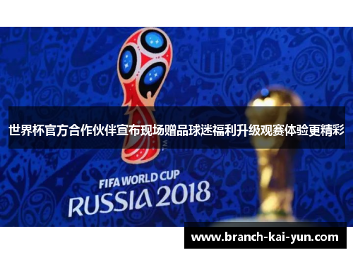 世界杯官方合作伙伴宣布现场赠品球迷福利升级观赛体验更精彩